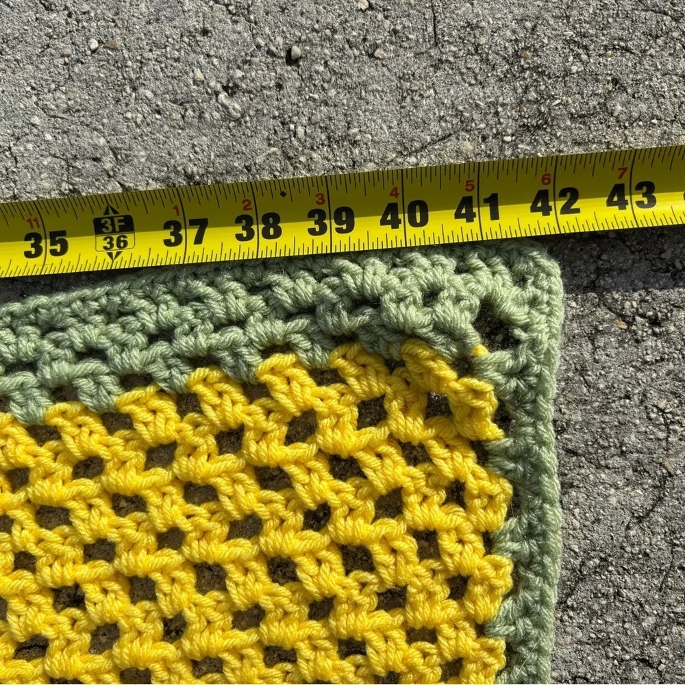 Handmade Crochet Camo John Deere Color Theme Baby Blanket 50x42